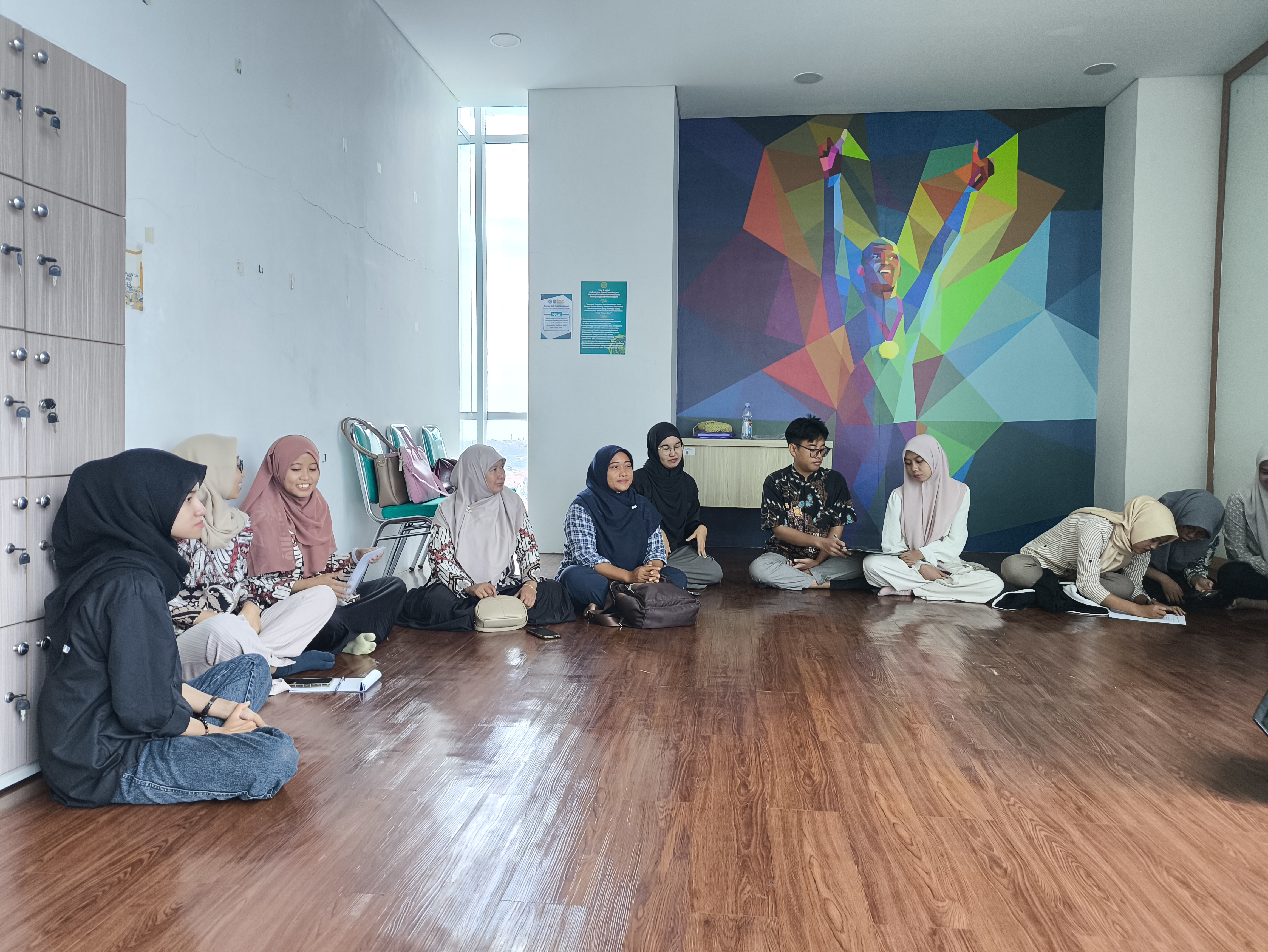 Mahasiswa difabel belajar bersama